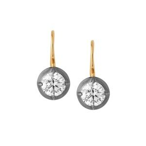 Dorsey LUCIEN LATCHBACK EARRINGS IN MOISSANITE